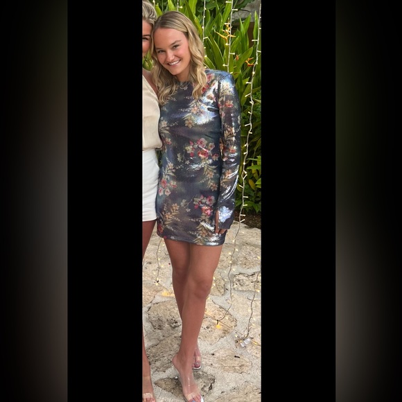 Amanda Uprichard Ayla Mini Dress in Lulia - Picture 3 of 6